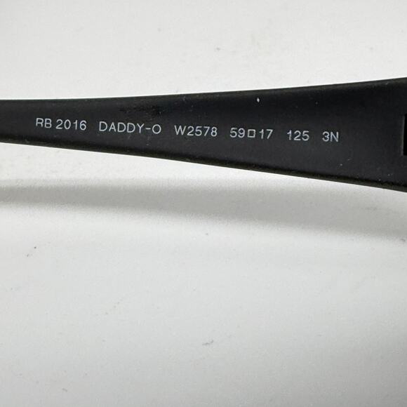 Ray-Ban Sunglasses RB 2016 DADDY-O W2578 Frame Only 59-17-125 20132 - Picture 5 of 7